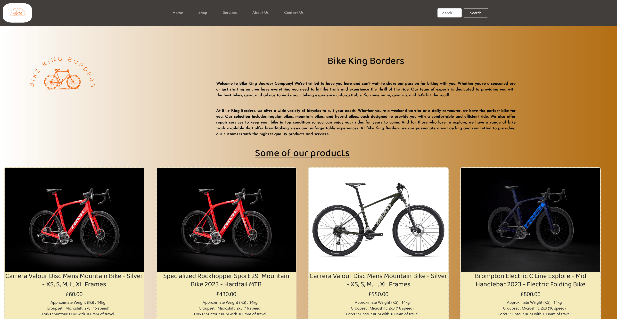 Bike King Borders
